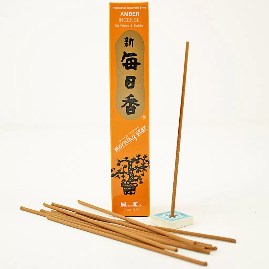 Terza Luna Incensi Giapponesi^Amber Japanese incense morning star