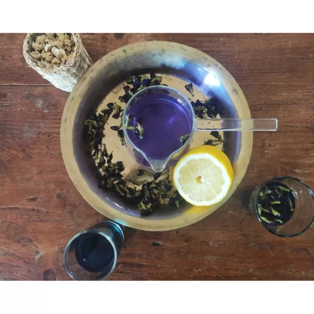 Terza Luna Fiori Eduli E Garnish^butterfly pea flower