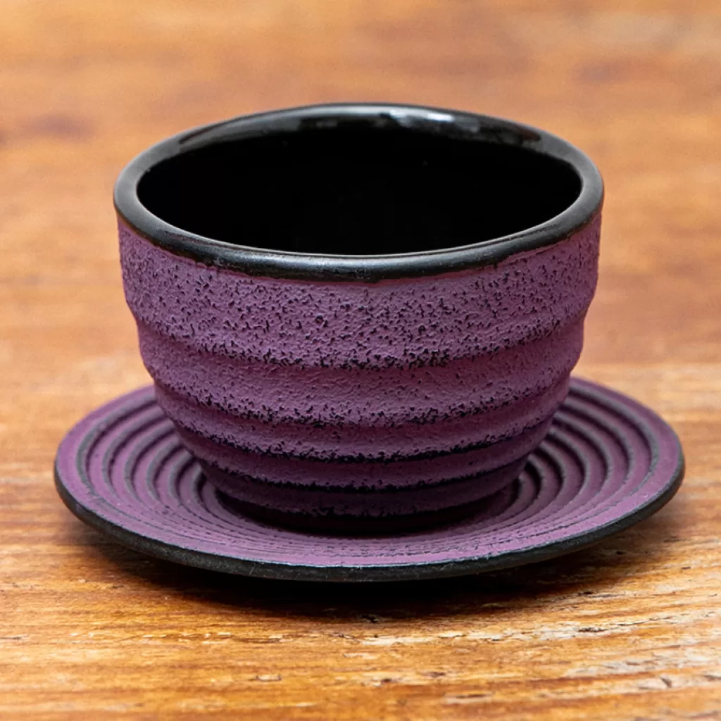 Terza Luna Tazze Da Tè E Tisane^Cast iron cup with saucer