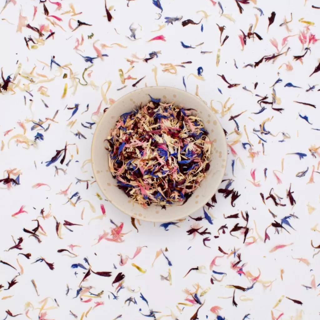 Terza Luna Erbe Officinali | Fiori Eduli E Garnish^Edible Flowers Mix of Cornflower Petals