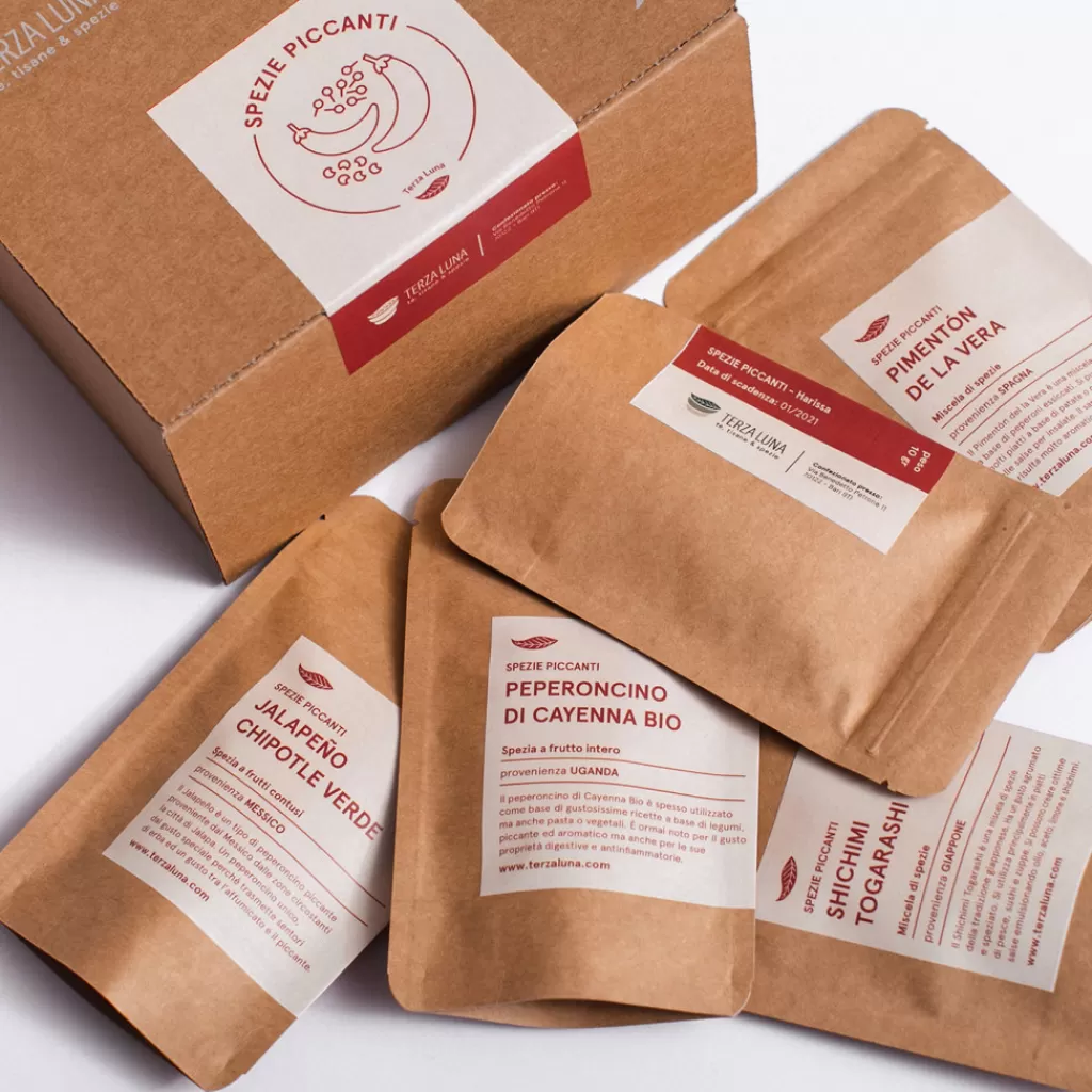 Terza Luna Degustazione Di Spezie | Box Degustazione Di Sale^Hot! Spicy spices tasting box