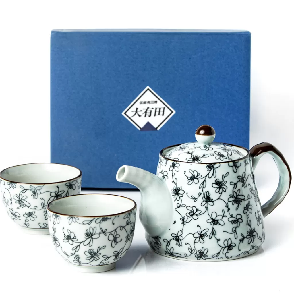 Terza Luna Teiere, Servizi Da Tè E Tisaniere^Japanese Jiro teapot and 2 cups set