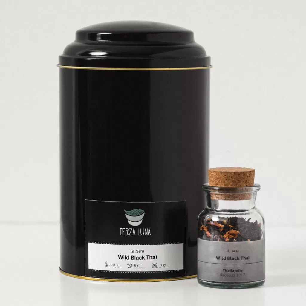 Terza Luna Scatole Per Il Tè^1kg tin can with tester