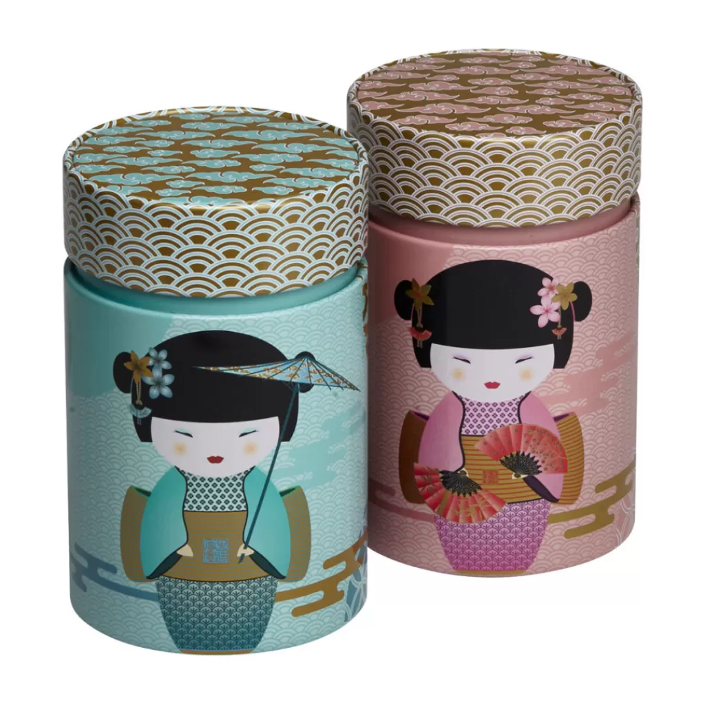 Terza Luna Scatole Per Il Tè^New little geisha quadrate