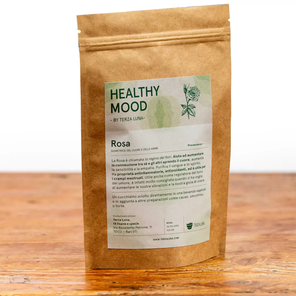 Terza Luna Fiori Eduli E Garnish^Organic Damask Rose Powder