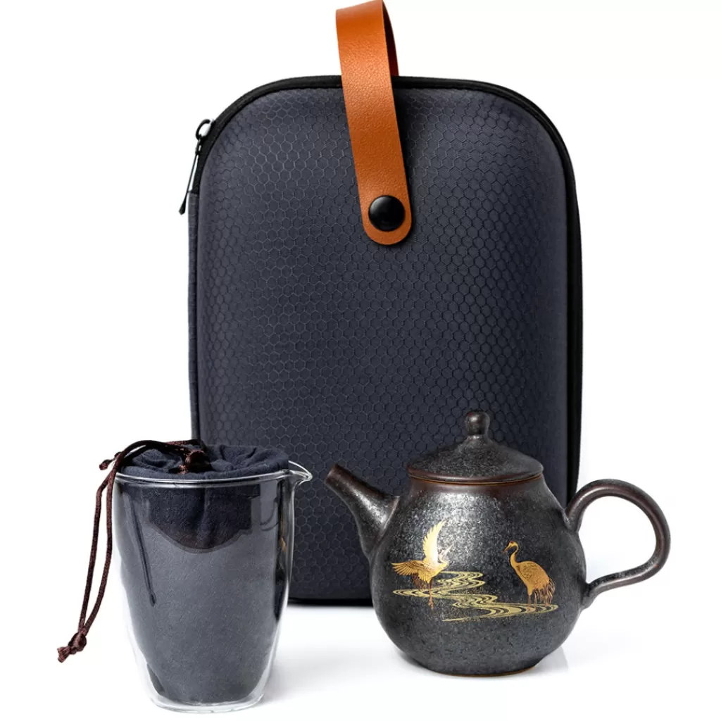 Terza Luna Teiere, Servizi Da Tè E Tisaniere^Teapot and cups set -Golden Heron-