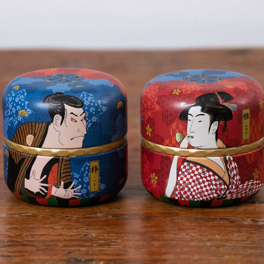 Terza Luna Scatole Per Il Tè^Ukiyo-e tea box