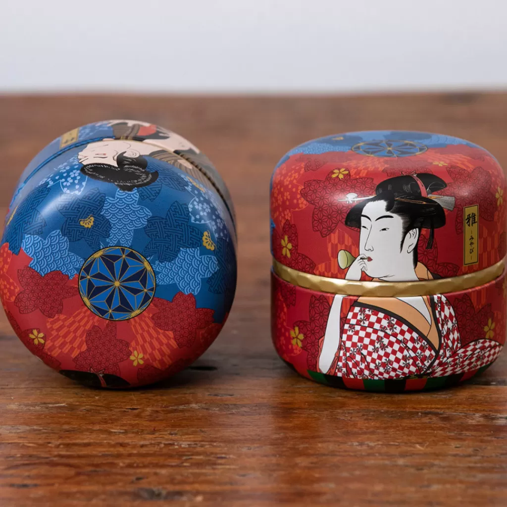 Terza Luna Scatole Per Il Tè^Ukiyo-e tea box